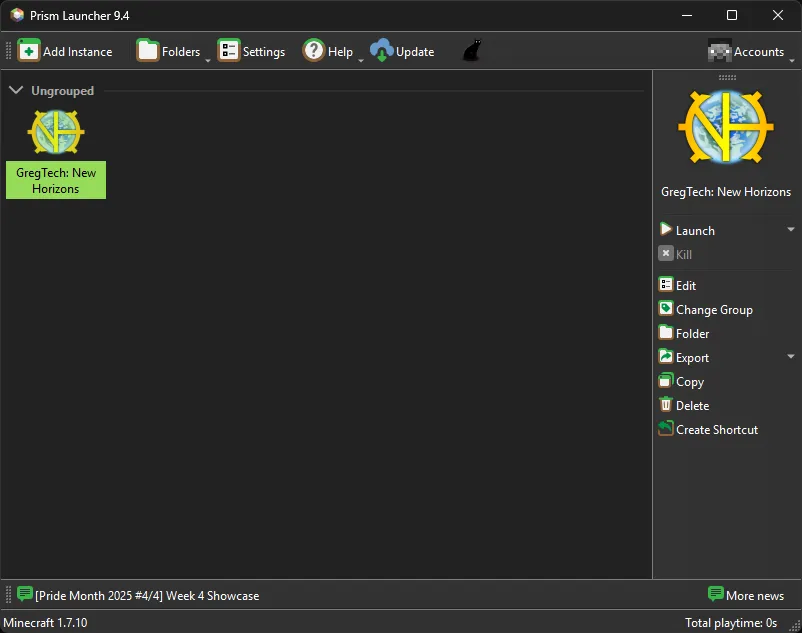 MultiMC/Prism screenshot